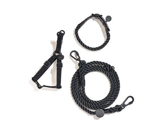 Found My Animal コットンドッグハーネス(マットブラック)