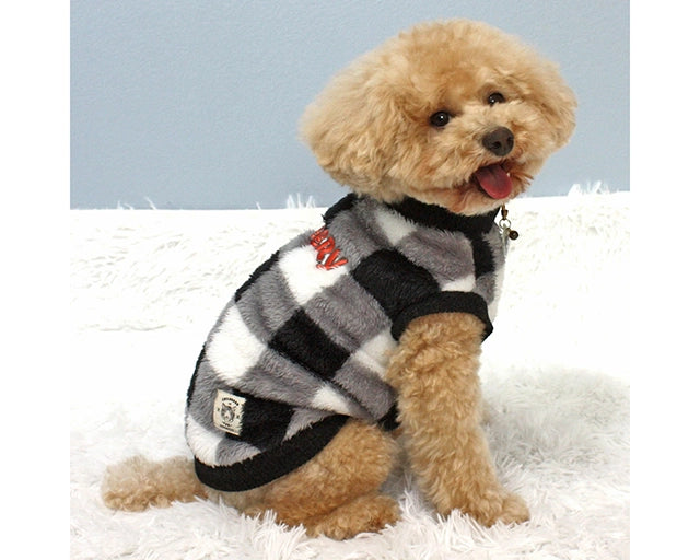 ふわふわタンク（チェック柄）