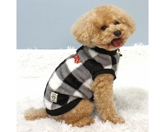 ふわふわタンク（チェック柄）