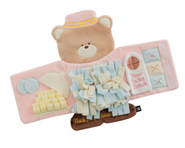 ベルボーイくまちゃんノーズワークマット