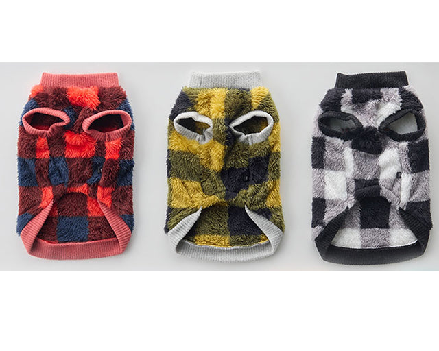 ふわふわタンク（チェック柄）