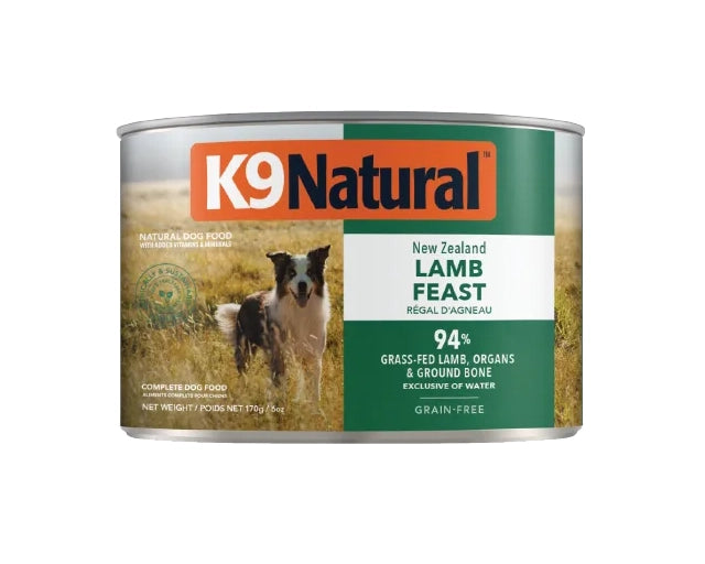 K9 Natural ラム・フィースト　プレミアム缶　 170g