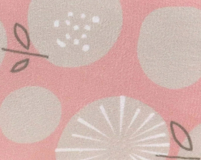 フラワープリントスクエアベッド