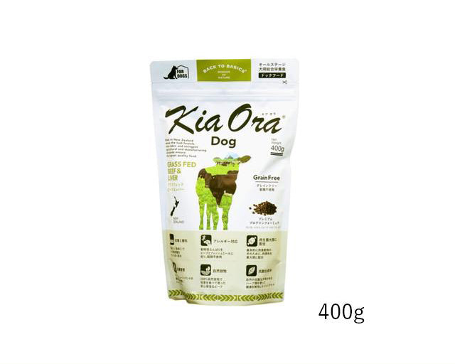 キアオラ　ドッグ　グラスフェッドビーフ&レバー（定期購入あり）
